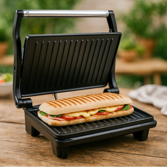 Panini Grill - Compact & Easy-To-Use Sandwich Press