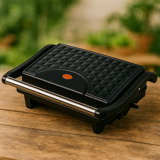 Panini Grill - Compact & Easy-To-Use Sandwich Press
