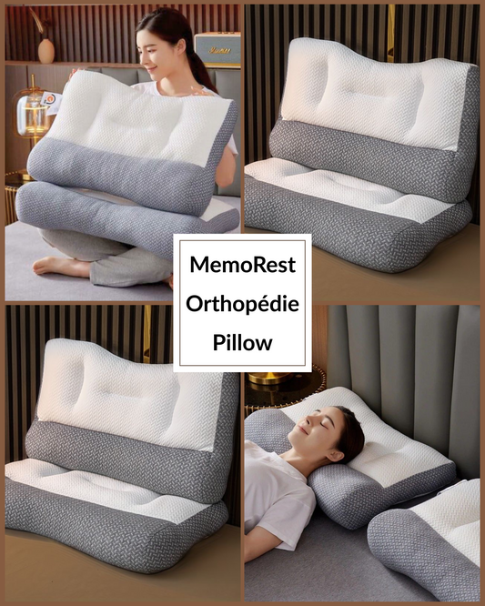 MemoRest Orthopedic Pillow – Memory Foam Neck Support by Tamaré

